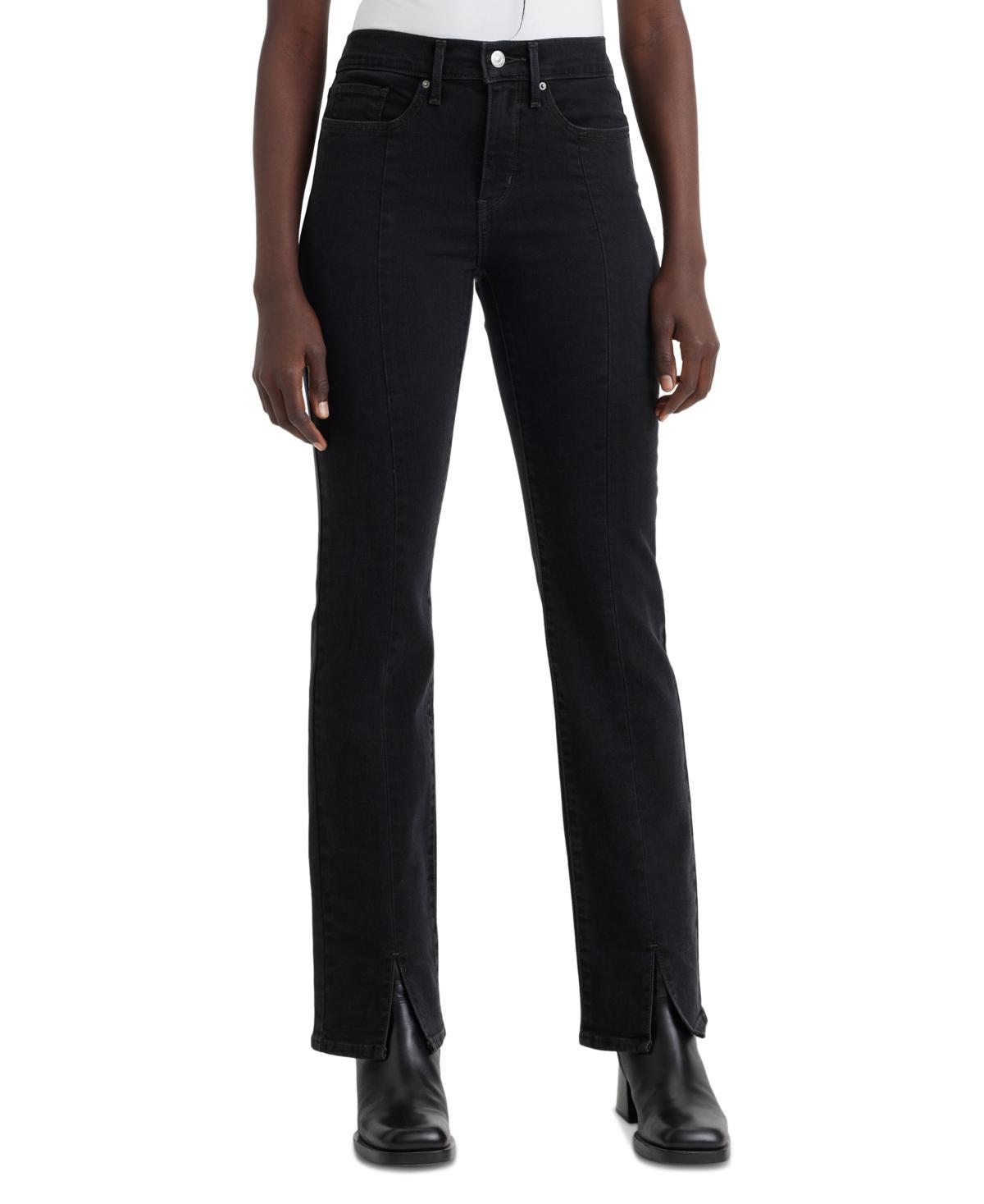 Levis Womens 314 Shaping Mid-Rise Seamed Straight Jeans Product Image