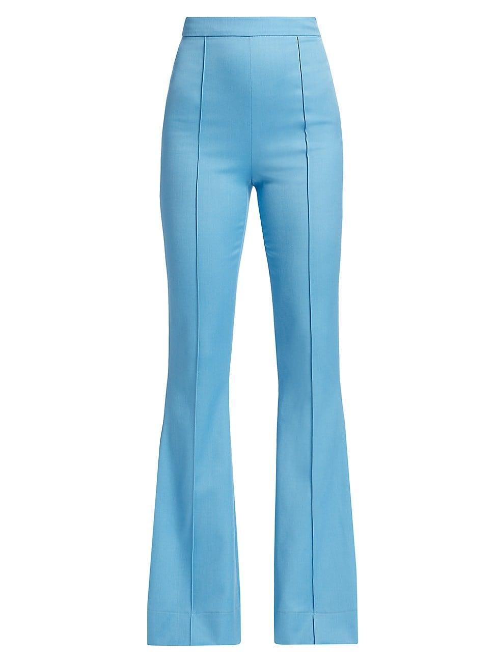 Womens Wool Seamed Flare Pants Product Image