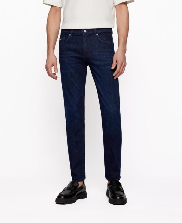Hugo Boss BOSS Slim Fit Delaware Stretch Denim Jeans Product Image