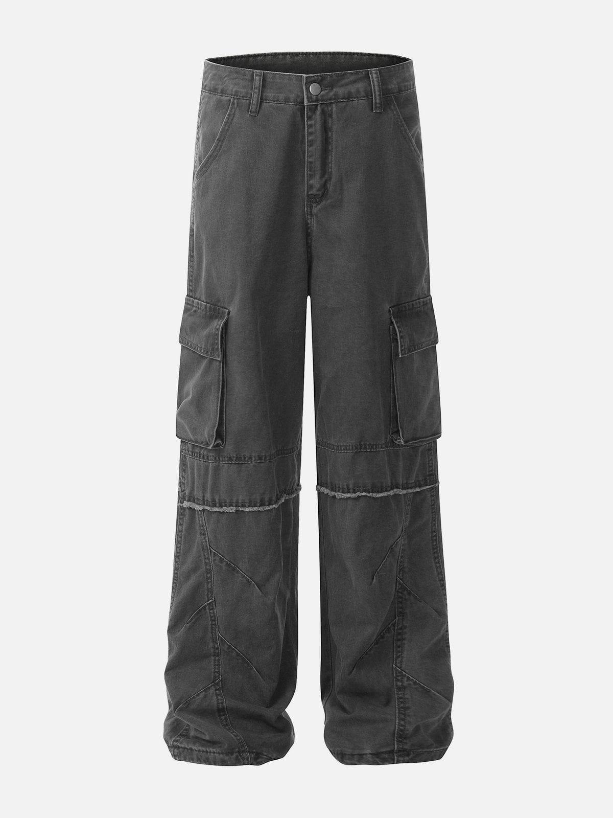 Aelfric Eden Fringe Wrinkle Multi Pocket Cargo Pants Product Image