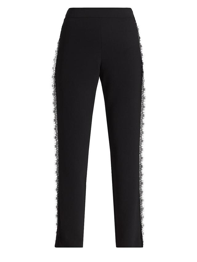 Womens Stretch-Crepe Stovepipe Trousers Product Image