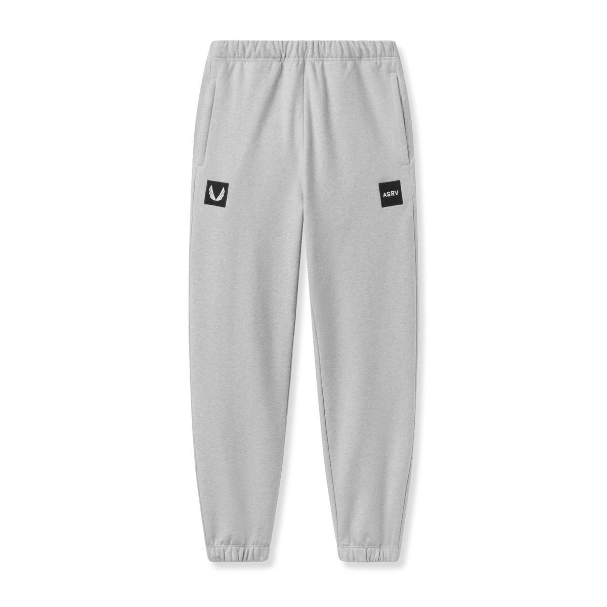 0655. Tech-Terry™ Oversized Sweats - Heather Grey "Patch" Product Image