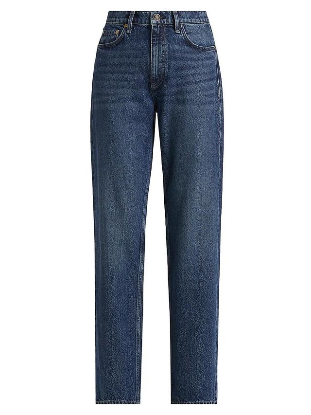 Womens Shea High-Rise Relaxed Straight-Leg Jeans Product Image