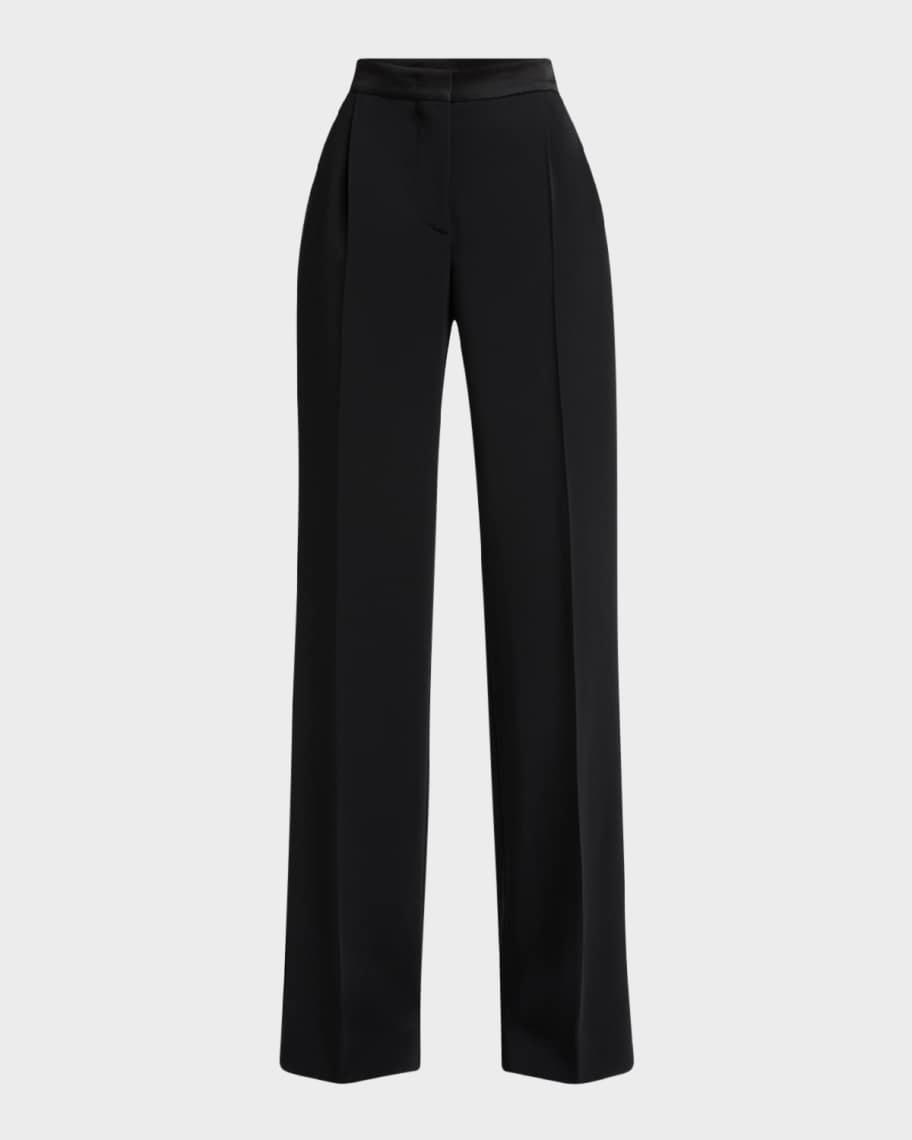 High-Rise Pleated Flared Trousers product image