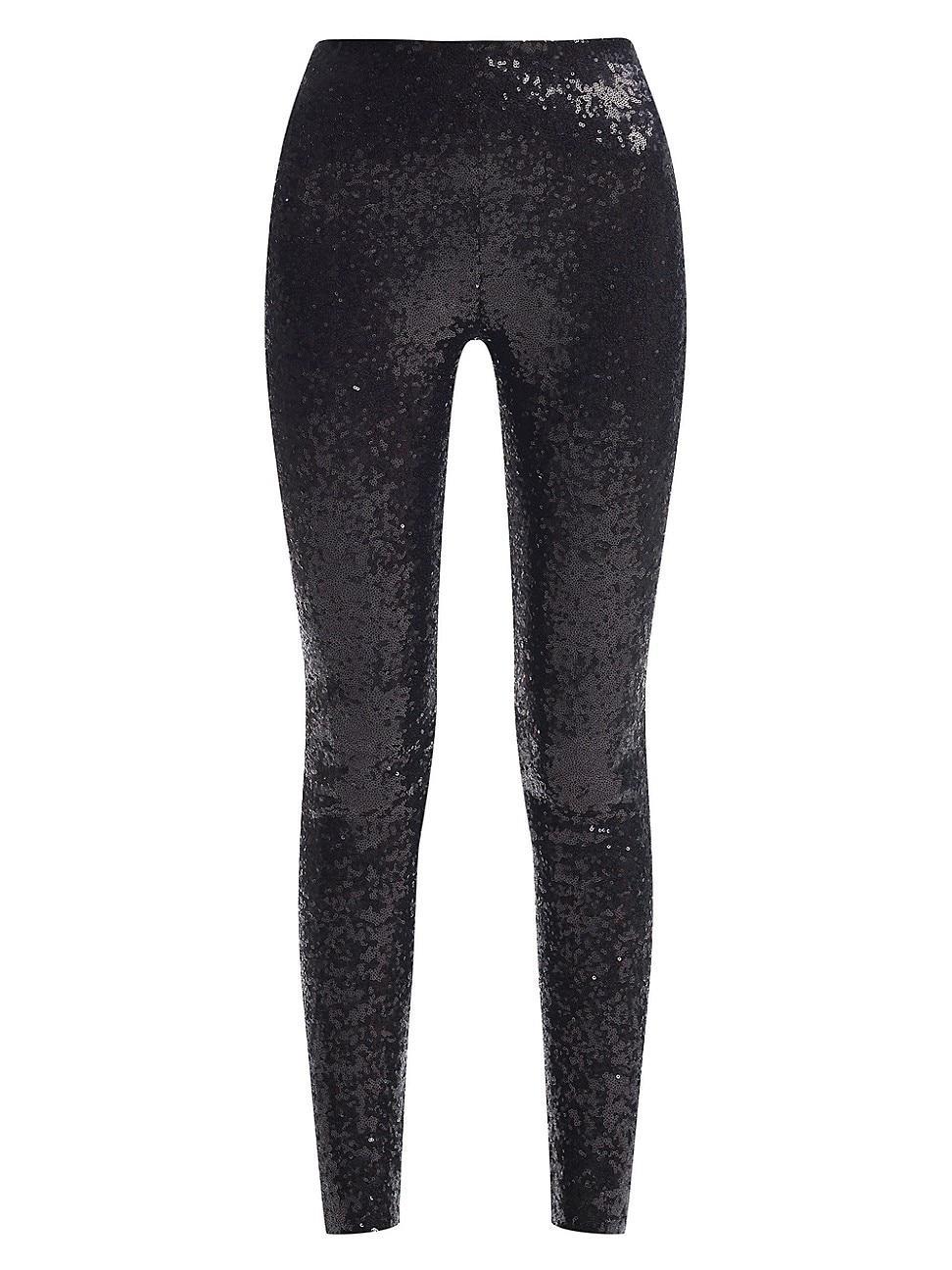 Womens Sequin Leggings Product Image