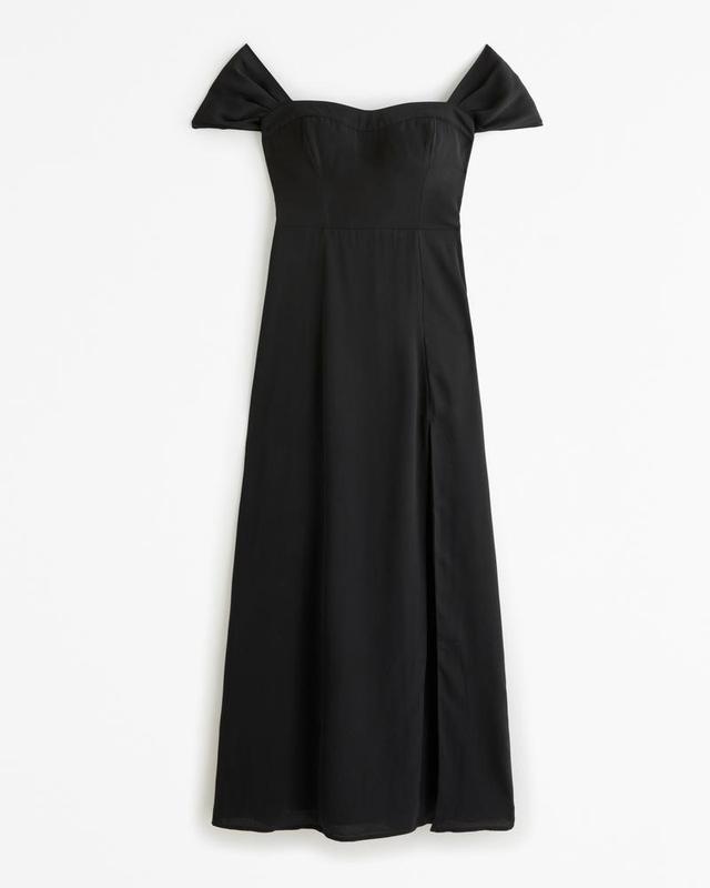 The A&F Camille Off-The-Shoulder Maxi Dress Product Image