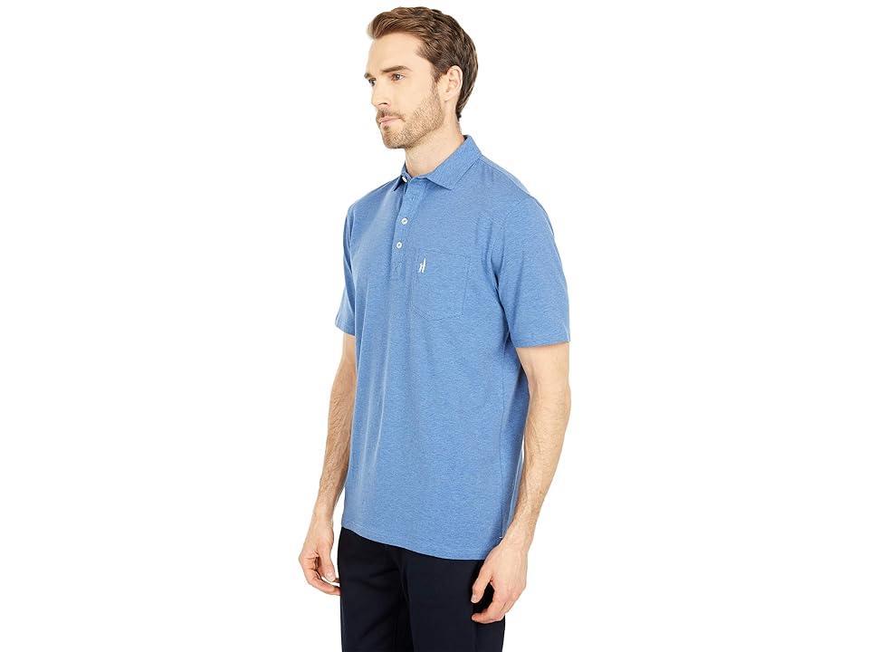 johnnie-O The Original Four-Button Heathered Polo (Oceanside) Men's Clothing Product Image