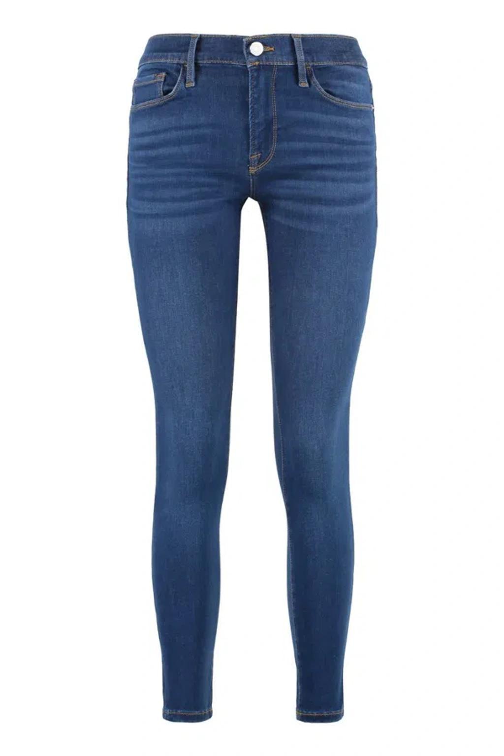 FRAME Le Skinny De Jeanne Lupine Skinny Jean In Stover Product Image