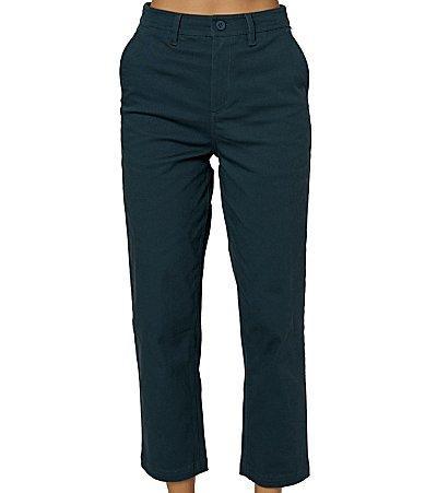 ONeill Heather Chino Straight Leg High Rise Crop Pants Product Image