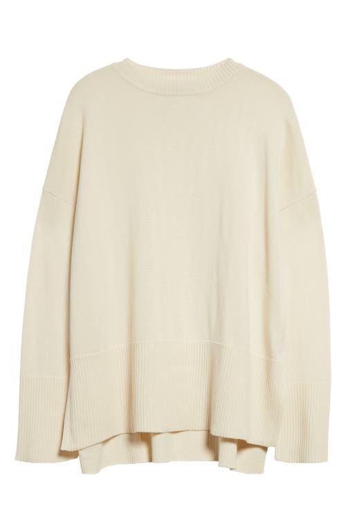 Brandon Maxwell Oversize Silk & Cashmere Sweater Product Image