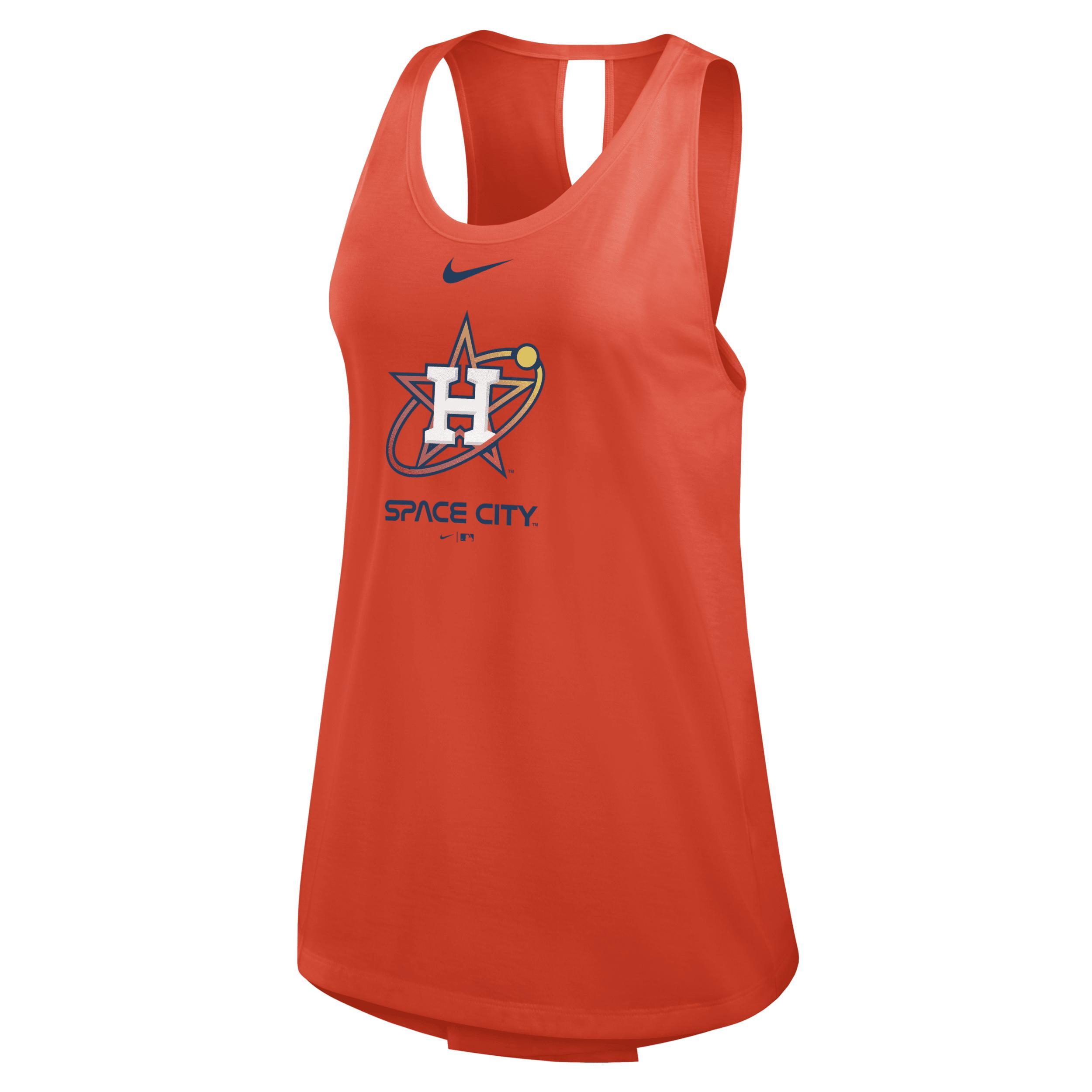 Womens Nike Houston Astros City Connect Crossed Back Tank Top Product Image