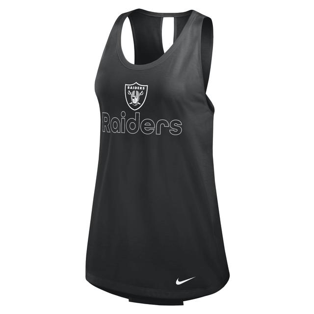 Las Vegas Raiders Nike Womens Dri-FIT NFL Tank Top Product Image