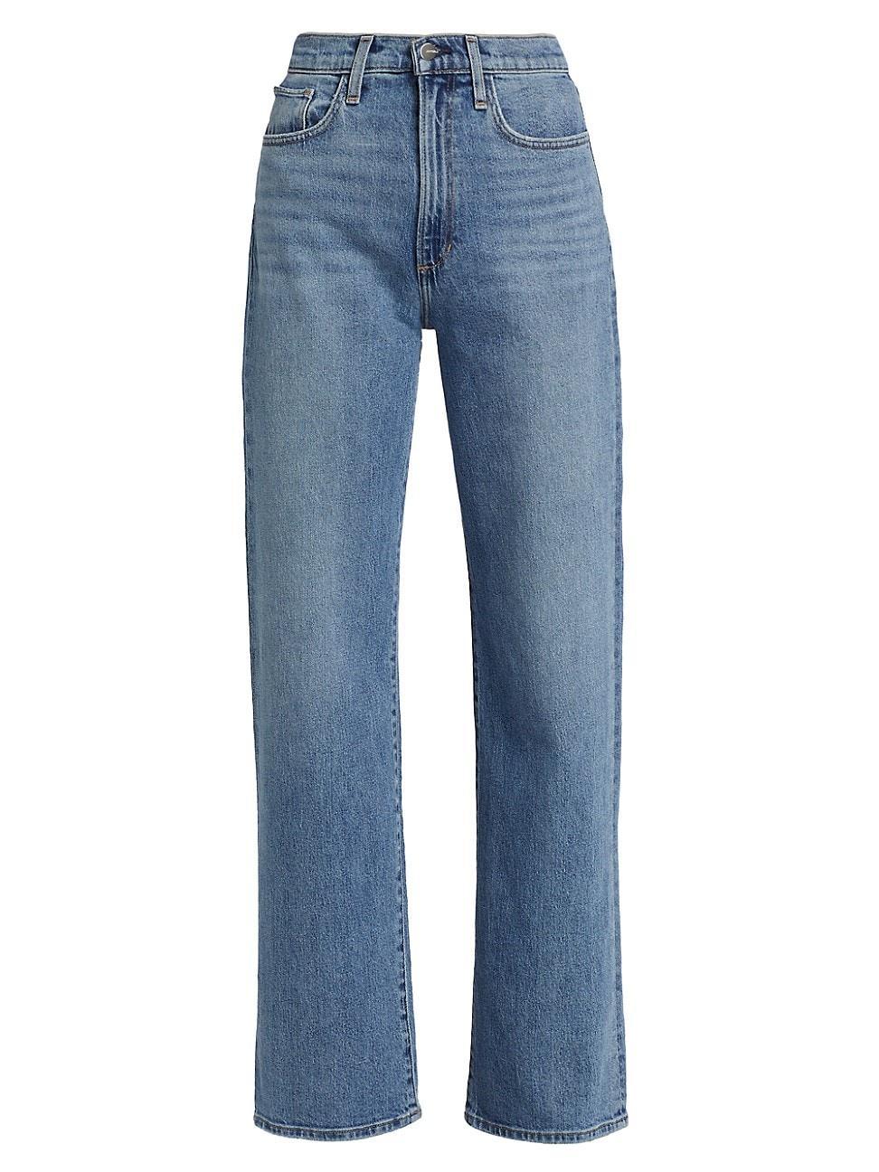 Womens The Margot High-Rise Straight Jeans Product Image