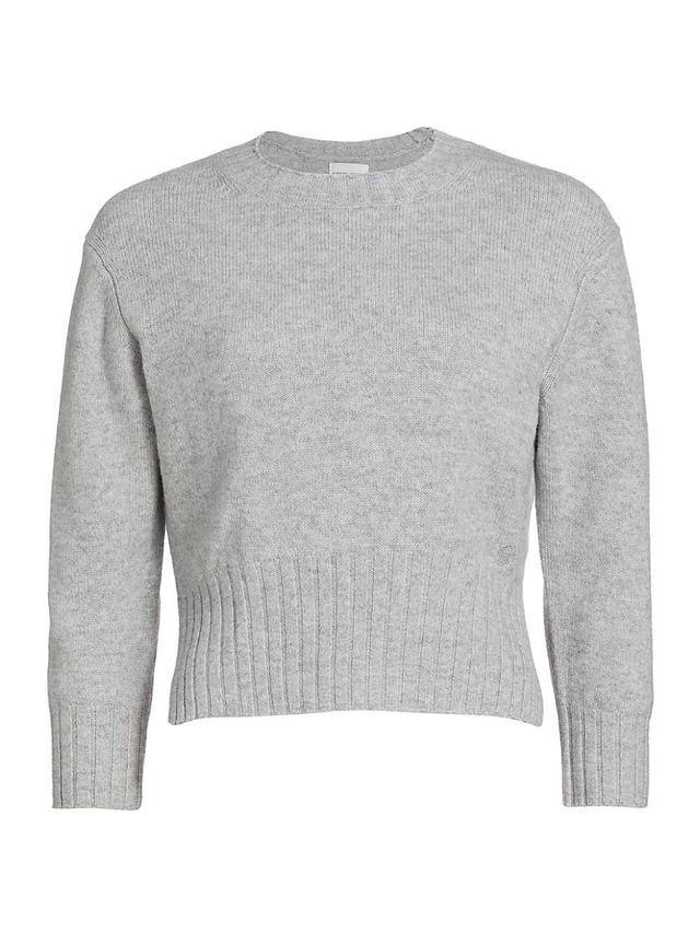 Womens Mora Crop Cashmere Sweater Product Image