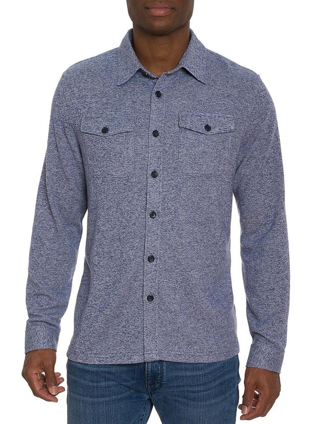 Mens Ortis Knit Button-Up Shirt Product Image