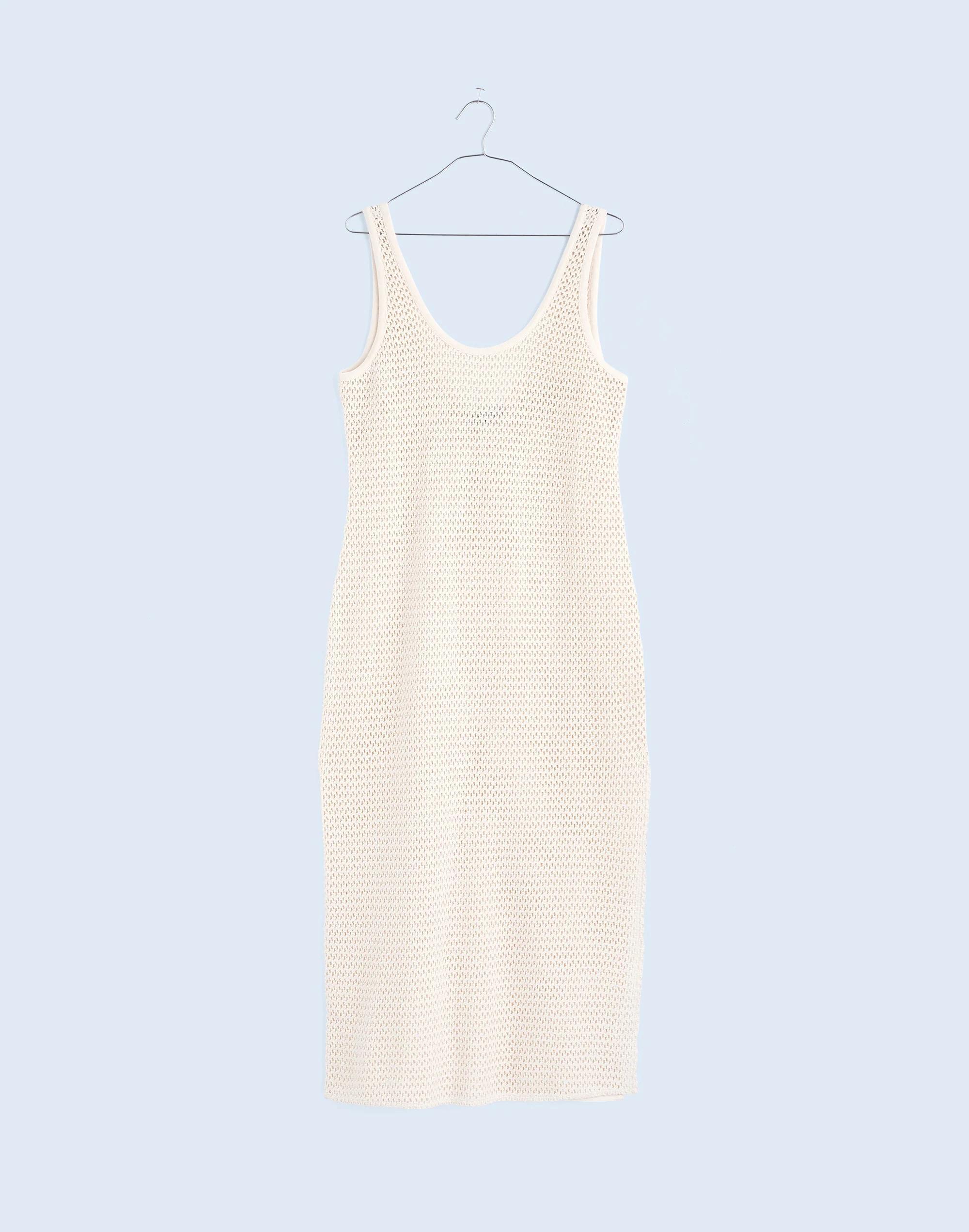 Crochet Sleeveless Maxi Cover-Up Dress Product Image