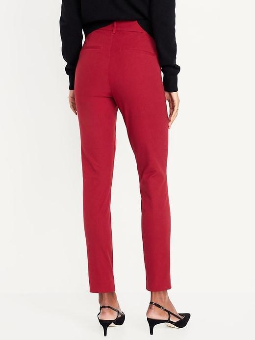 High-Waisted Pixie Skinny Ankle Pants Product Image