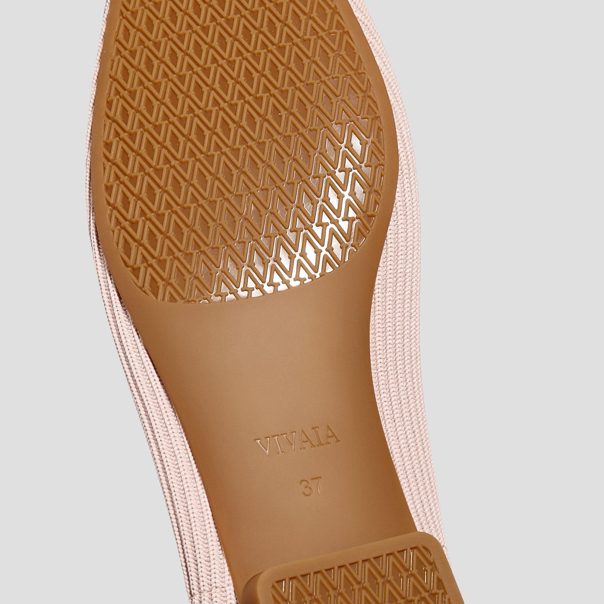 Square-Toe V-Cut Flats (Margot 2.0) Product Image