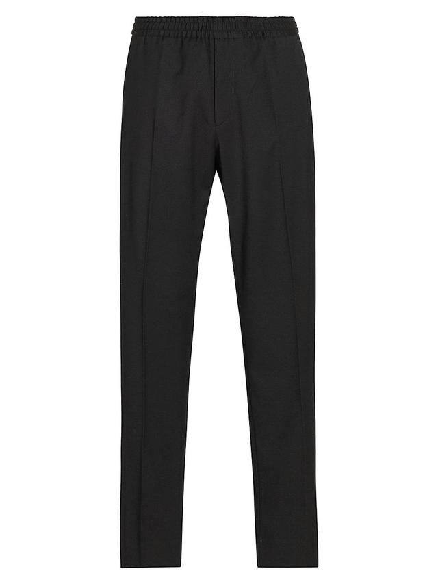 Mens Relaxed Wool Trousers Product Image