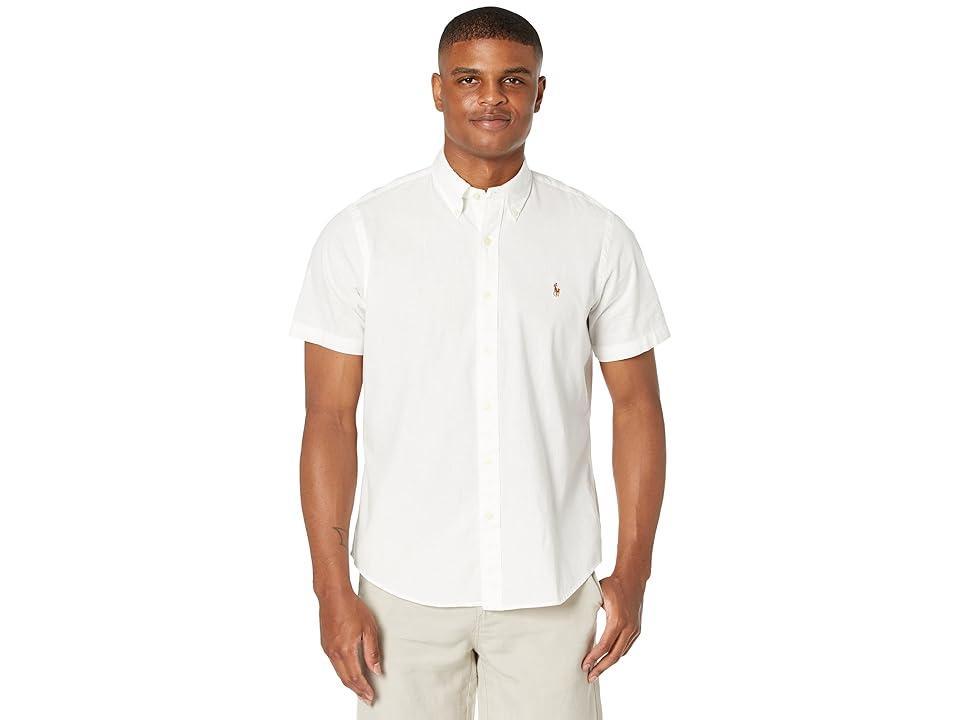 Polo Ralph Lauren Men's Classic Fit Chambray Shirt, White, Medium Product Image