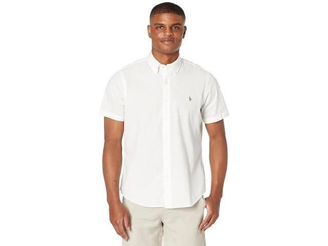 Polo Ralph Lauren Men's Classic Fit Chambray Shirt, White, Medium Product Image