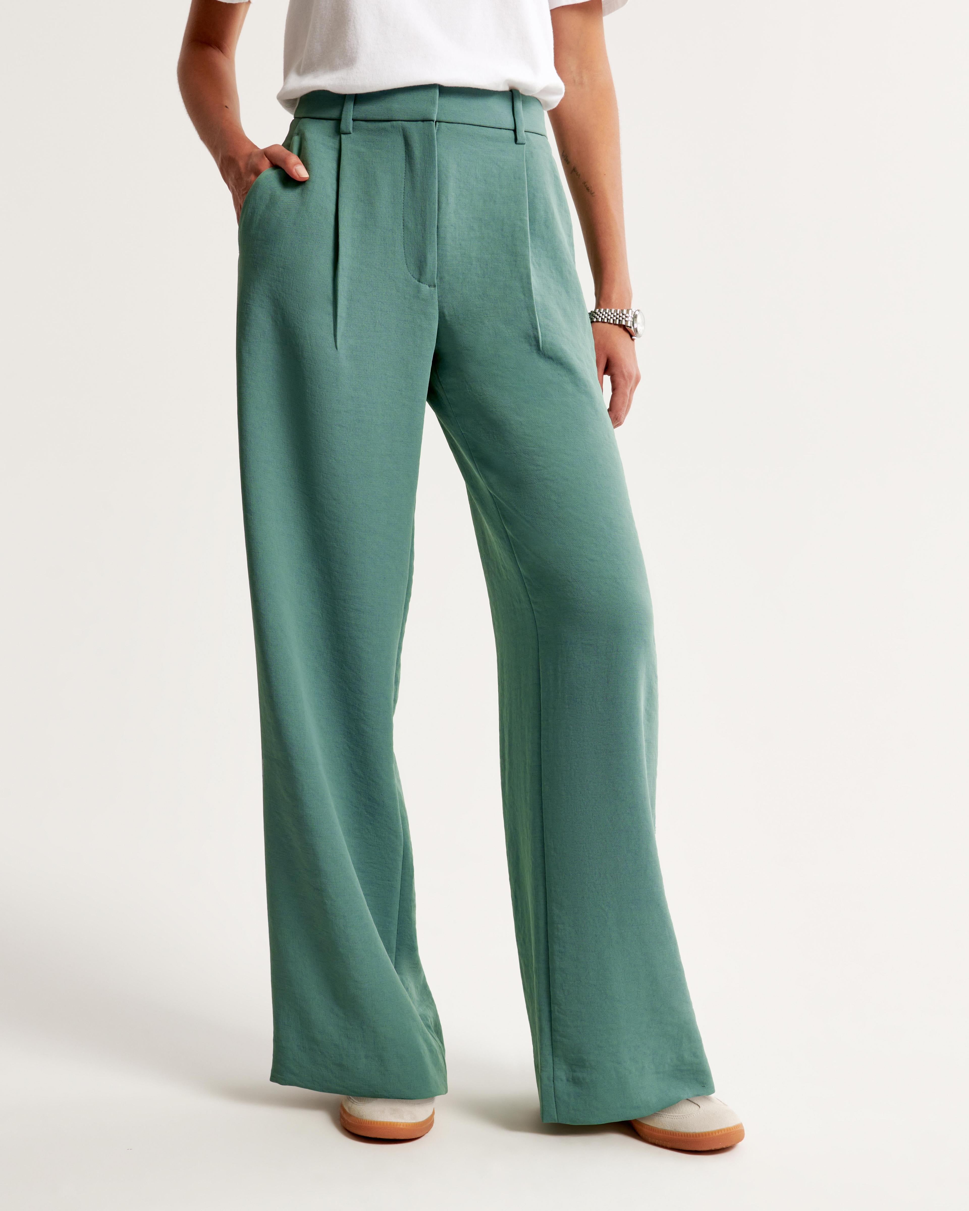 A&F Harper Tailored Premium Crepe Pant Product Image