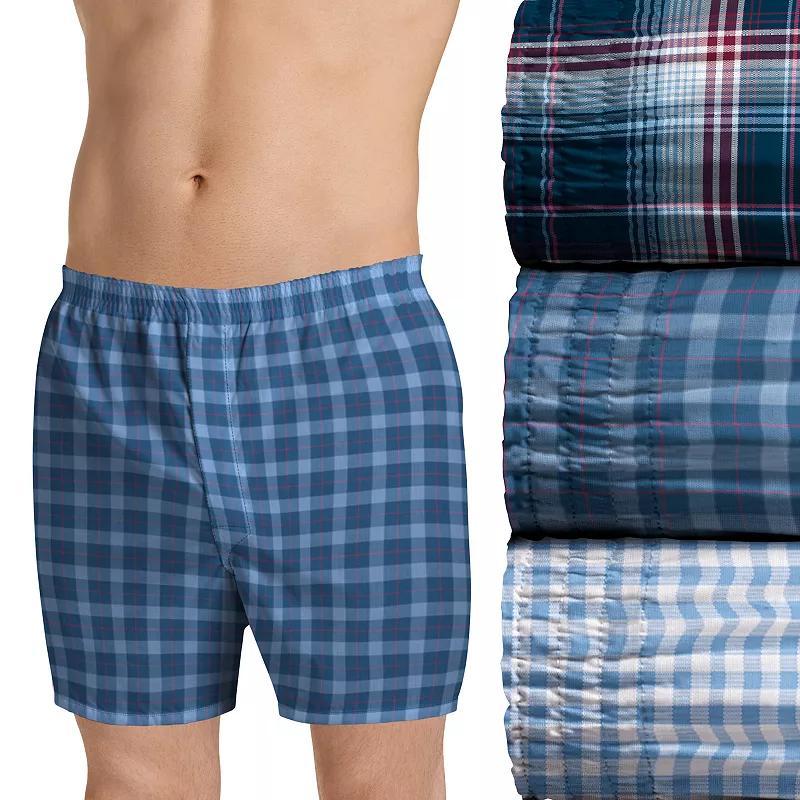 Mens Jockey 3-pack Classic Full-Cut Woven Boxers Product Image