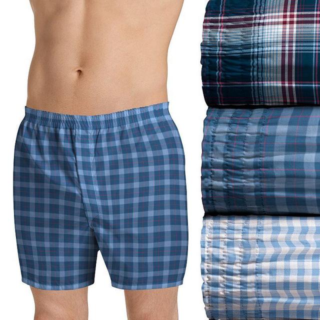 Mens Jockey 3-pack Classic Full-Cut Woven Boxers Product Image