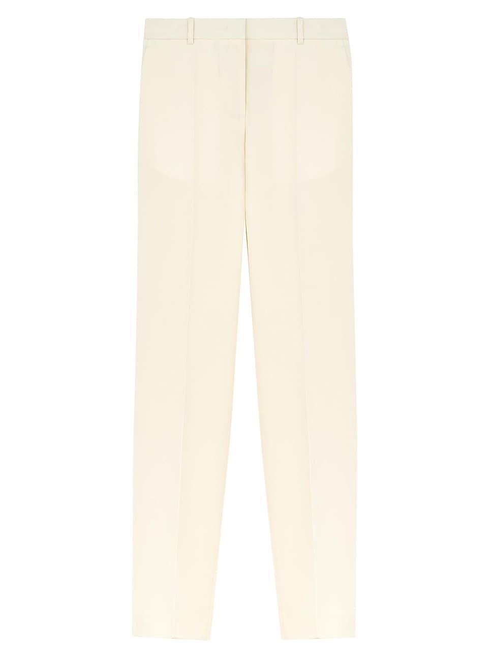 Womens Tailored Wool Trousers Product Image