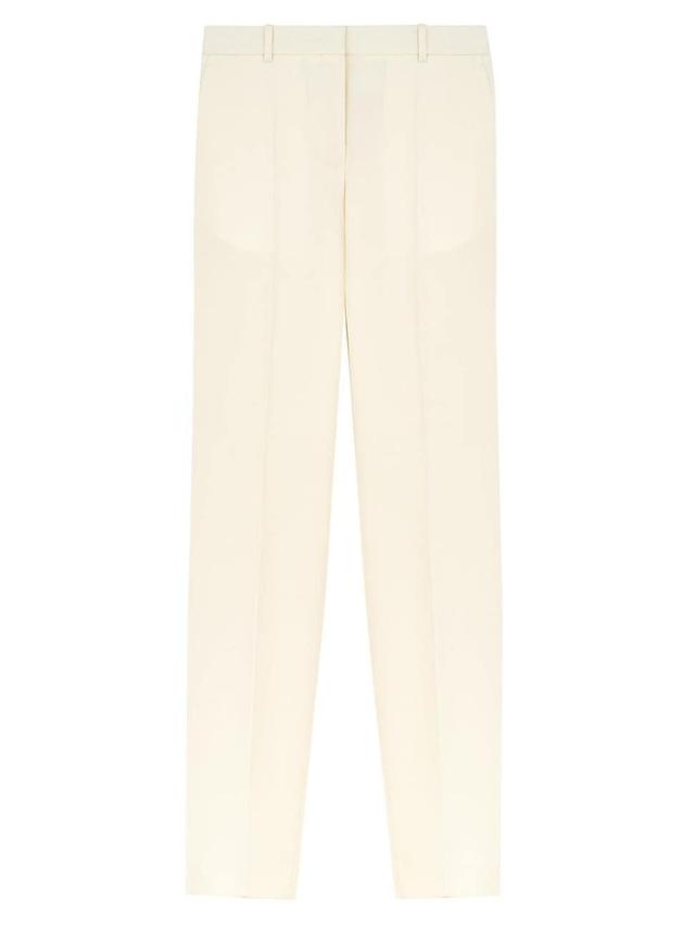 Womens Tailored Wool Trousers Product Image