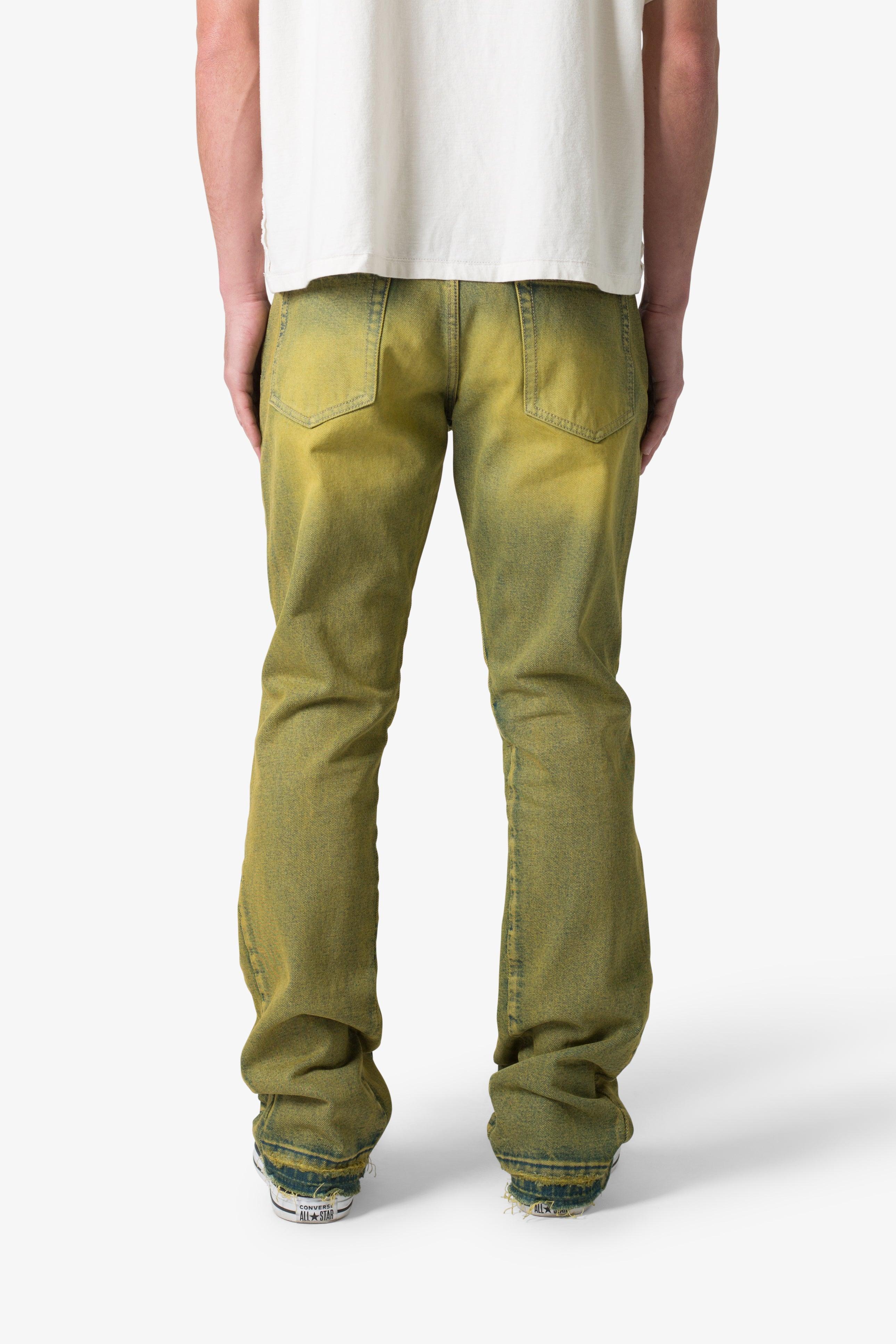 B540 Flare Denim - Olive Product Image