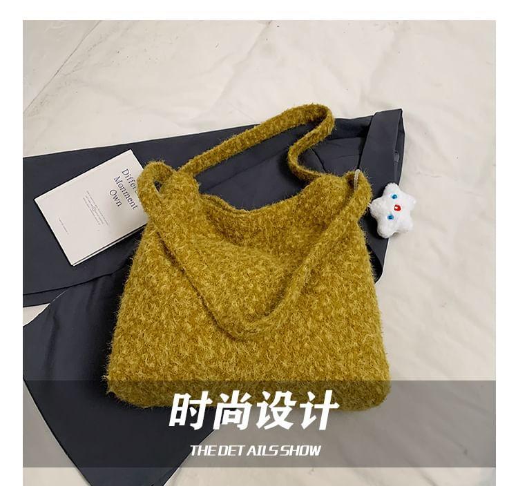 Plain Woolen Tote Bag Product Image