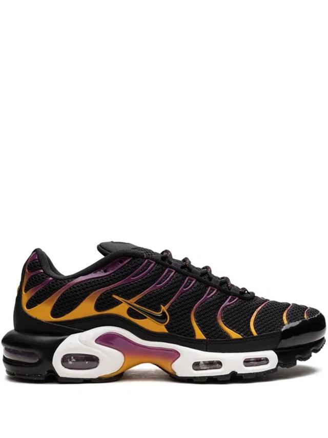 Air Max Plus "black/university Gold/viotech" Sneakers In Black/university Gold/viotech/black Product Image