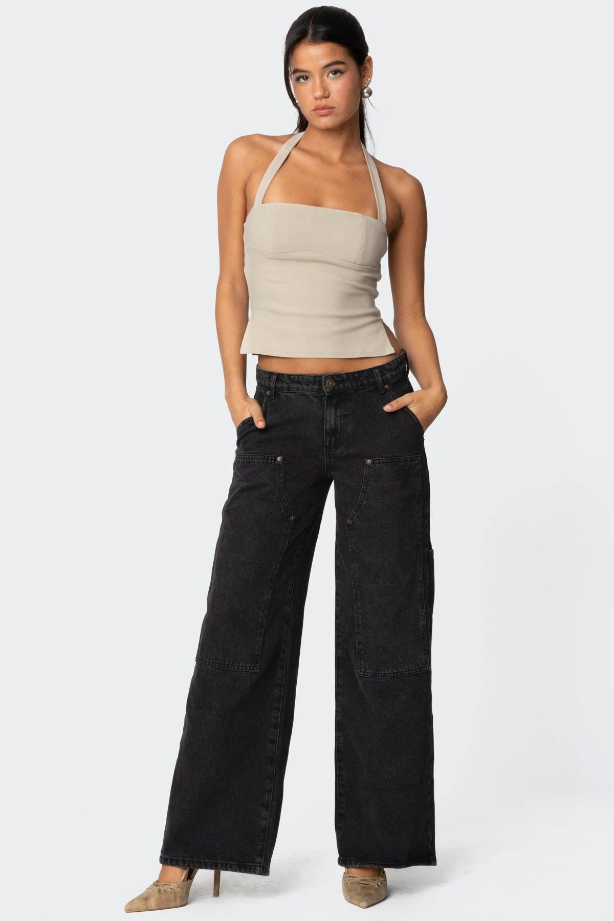 Ayla Low Rise Carpenter Jeans Product Image