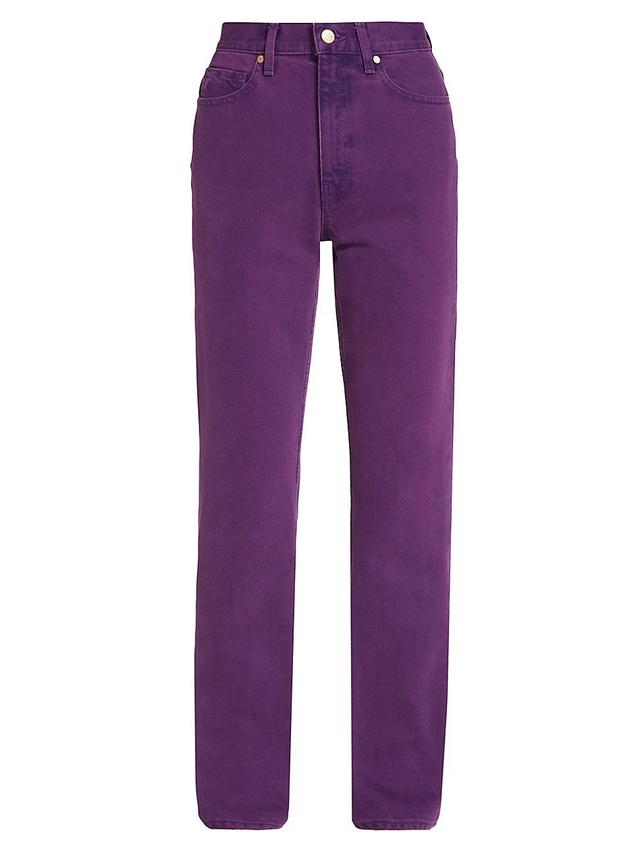 Womens The Agnes Straight-Leg Jeans Product Image