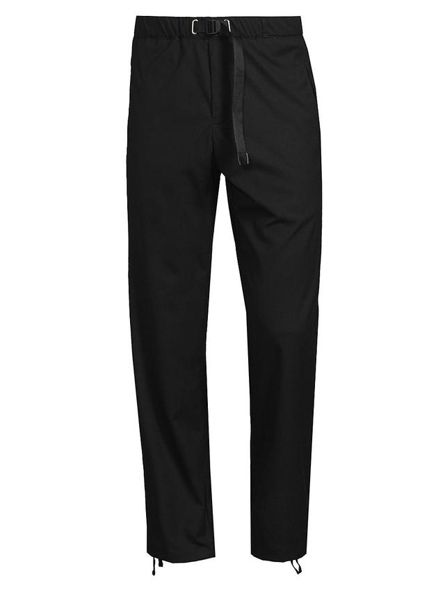 Mens Belted Flat-Front Pants Product Image