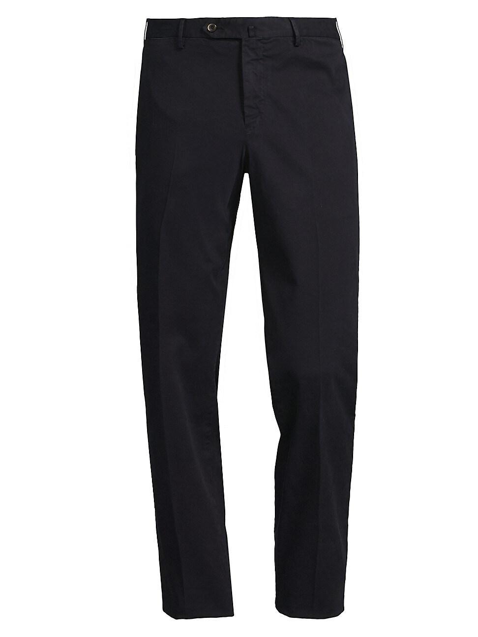 Mens Stretch Cotton-Blend Slim-Fit Trousers product image