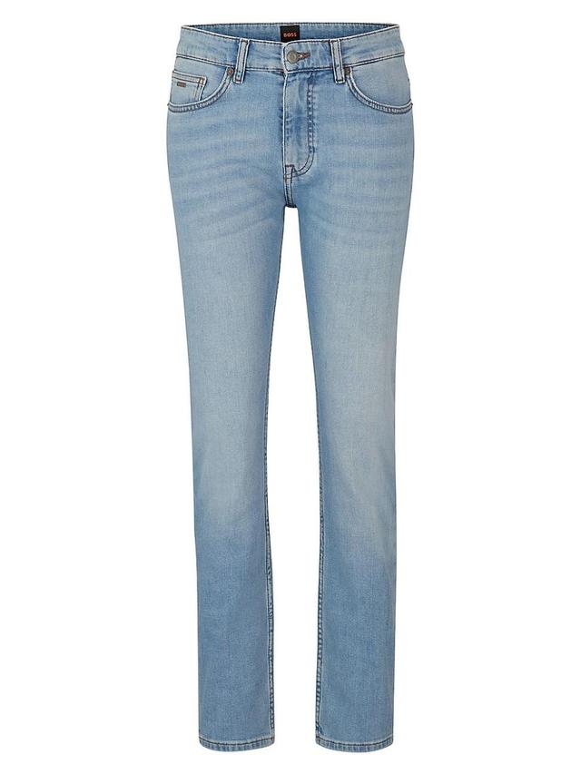 Mens Slim-Fit Jeans in Comfort-Stretch Denim Product Image