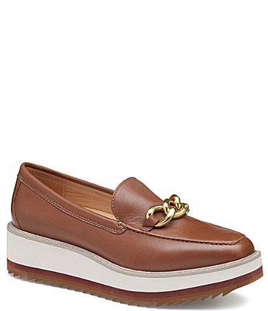 Johnston & Murphy Graceleyn Chain Leather Loafer Product Image