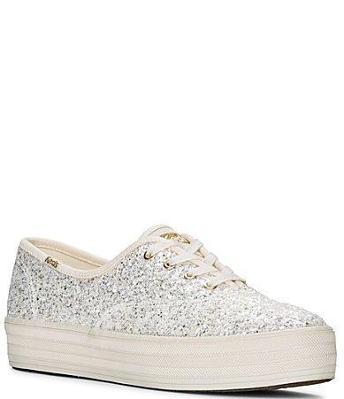 Keds The Platform Glitter Sneaker Product Image