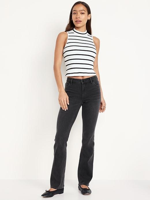 Mid-Rise Wow Boot-Cut Jeans Product Image