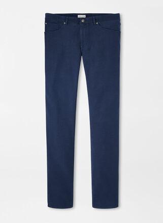 Peter Millar Mens Coastline Five-Pocket Pant | Color: Navy | Size: 44 Product Image