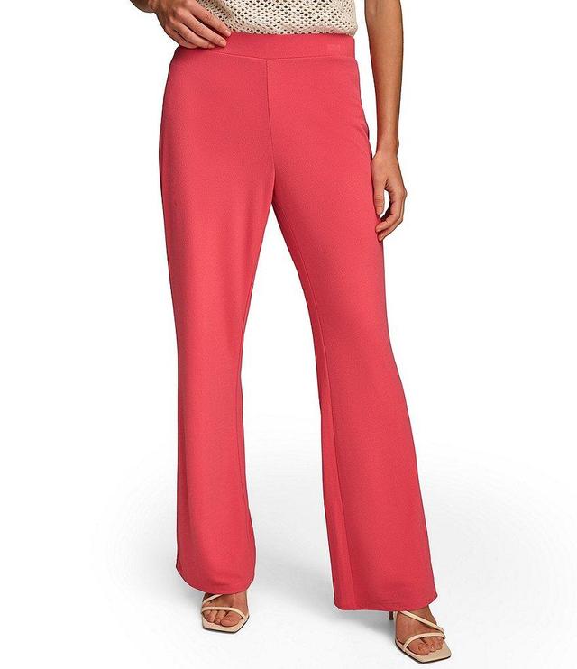 Donna Karan Stretch Crepe Jersey High Rise Flare Pants Product Image