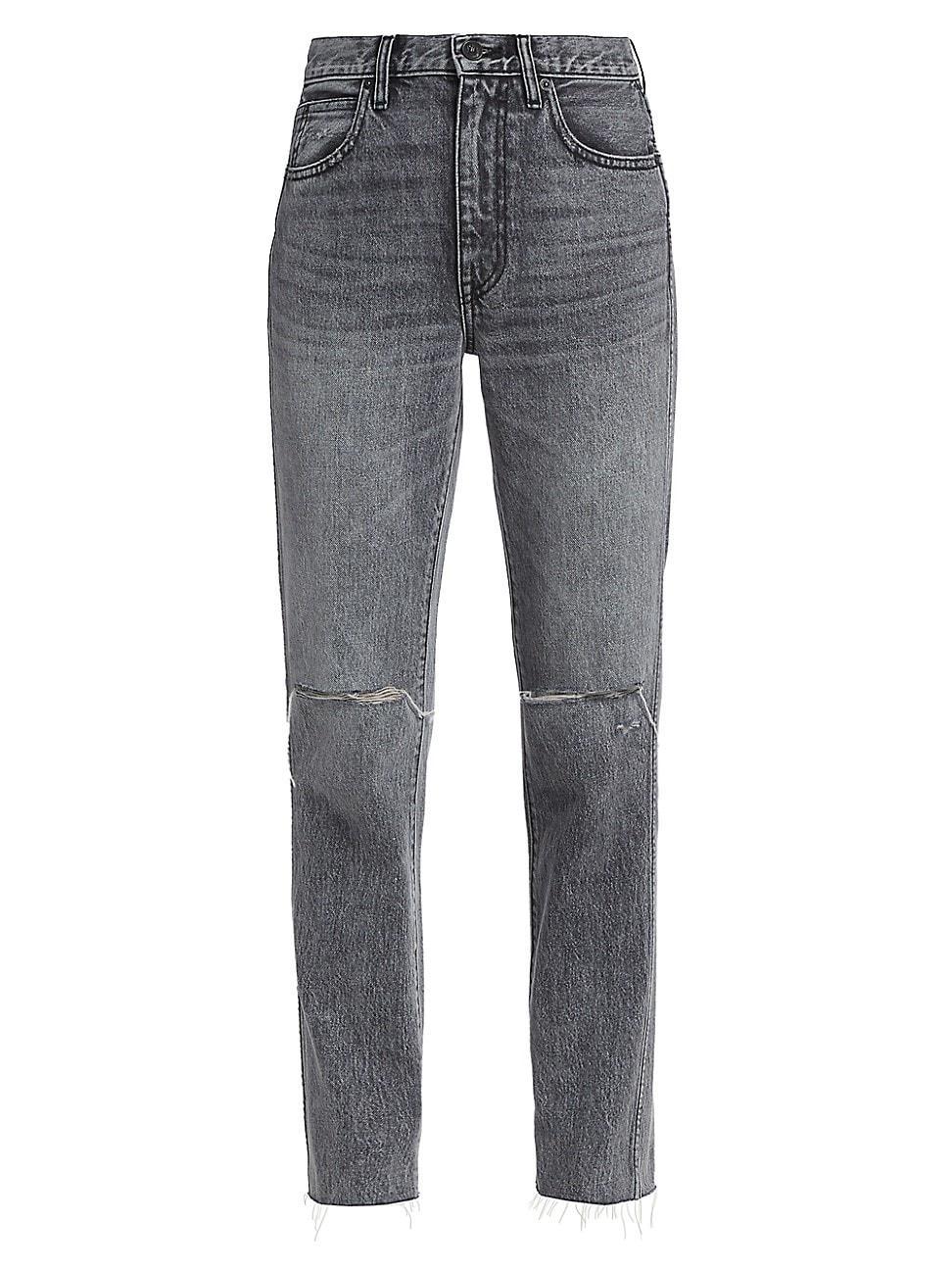 Womens Hero High-Rise Ankle-Length Jeans Product Image