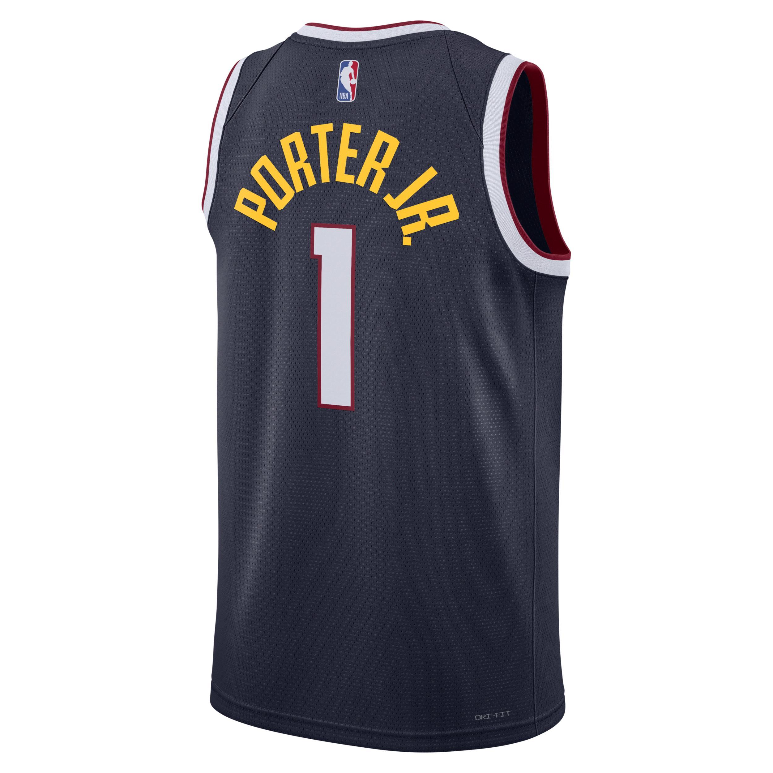 Denver Nuggets Icon Edition 2022/23 Nike Mens Dri-FIT NBA Swingman Jersey Product Image