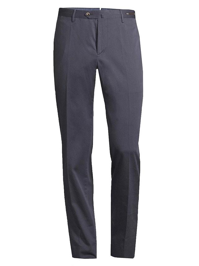 Mens Slim-Fit Silk-Blend SilkOchino Trousers Product Image