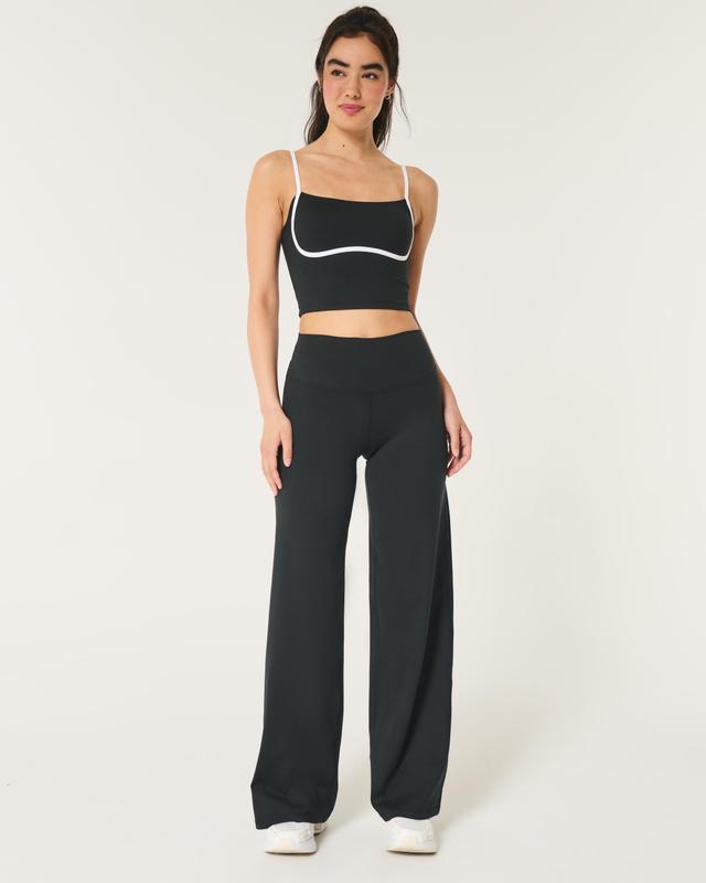 Gilly Hicks Active Recharge Wide-Leg Foldover Waist Pants Product Image