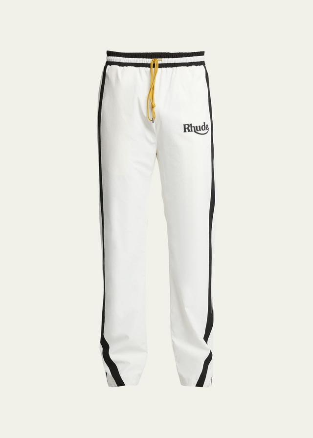 Mens Ski Striped Cotton-Blend Track Pants Product Image