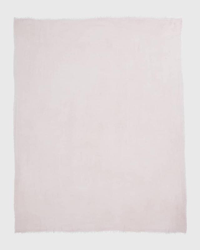 Pink Cashmere-Blend Scarf Product Image