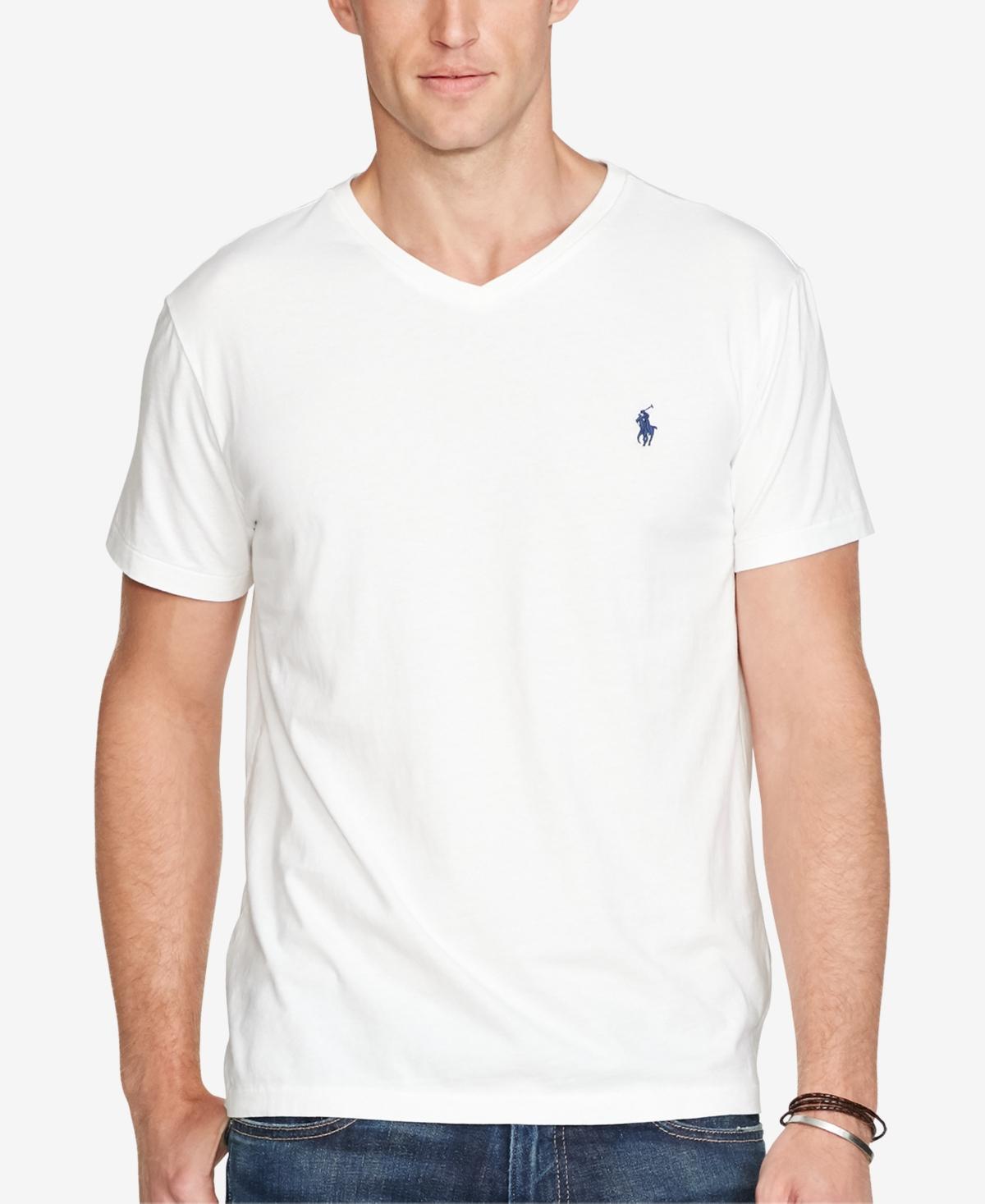 Polo Ralph Lauren Big  Tall Classic-Fit Short-Sleeve Cotton Jersey V-Neck T Product Image